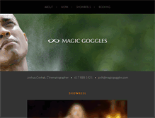 Tablet Screenshot of magicgoggles.com